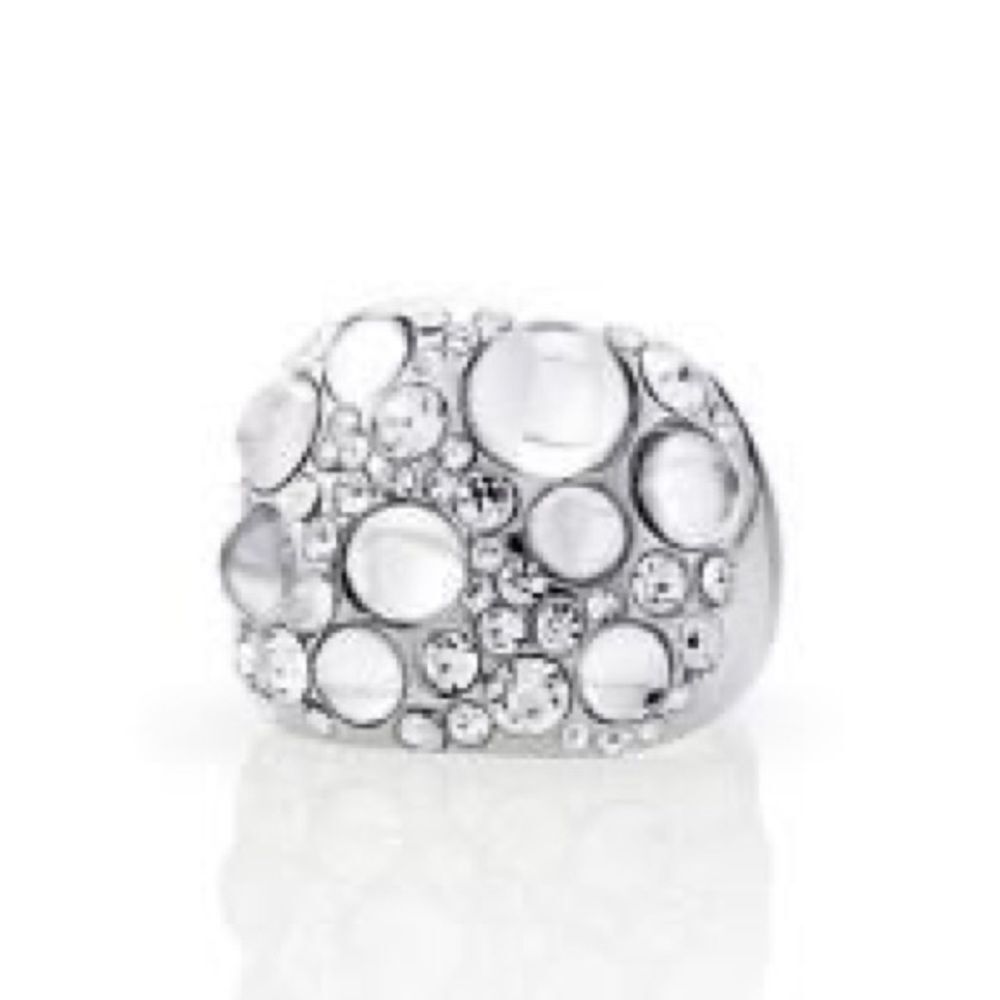 STUNNING lia sophia “Rock Candy” ring sz 7